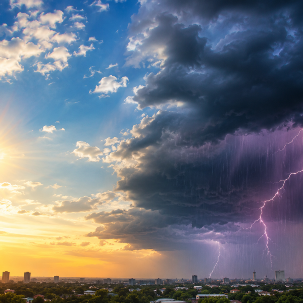 Temperaturas sobem e temporais podem atingir Mato Grosso do Sul até segunda-feira