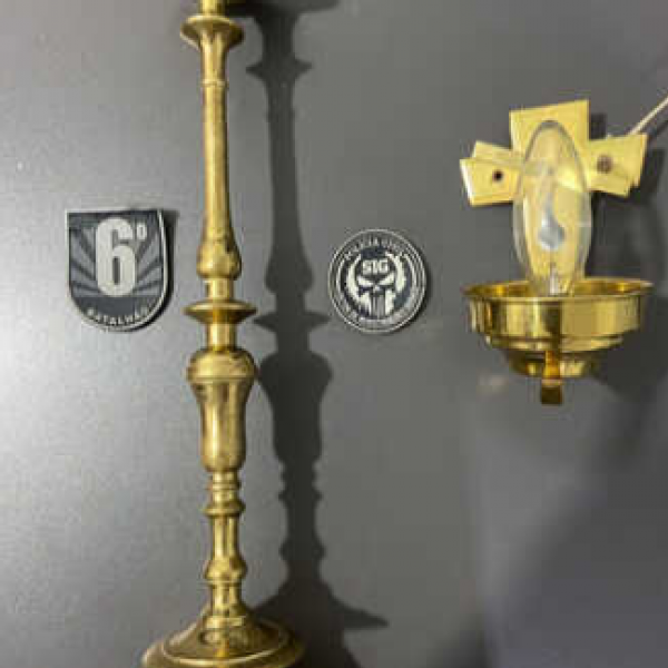 Polícia recupera objetos furtados da igreja Nossa Senhora da Candelária em Corumbá
