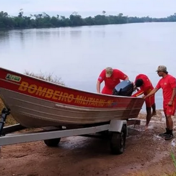 Corpo encontrado no Rio Paraguai pode ser de homem desaparecido há nove dias em Corumbá