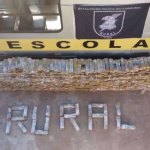 Ônibus escolar é apreendido com mais de duas toneladas de maconha em Ponta Porã