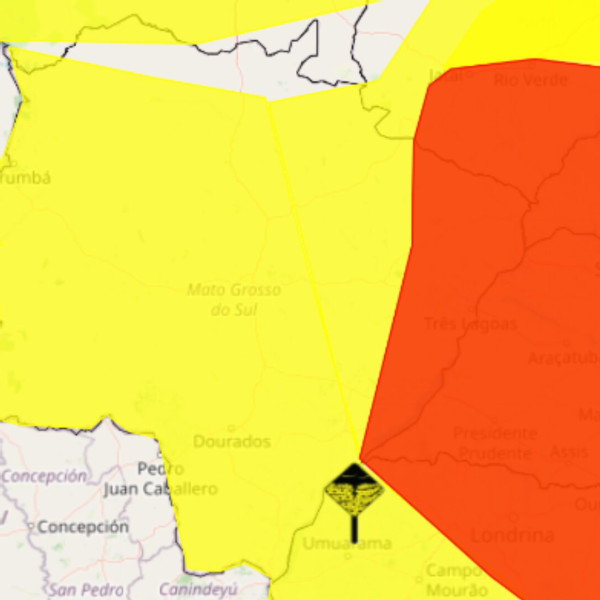 MS segue em alerta para calor extremo e risco de tempestades neste sábado