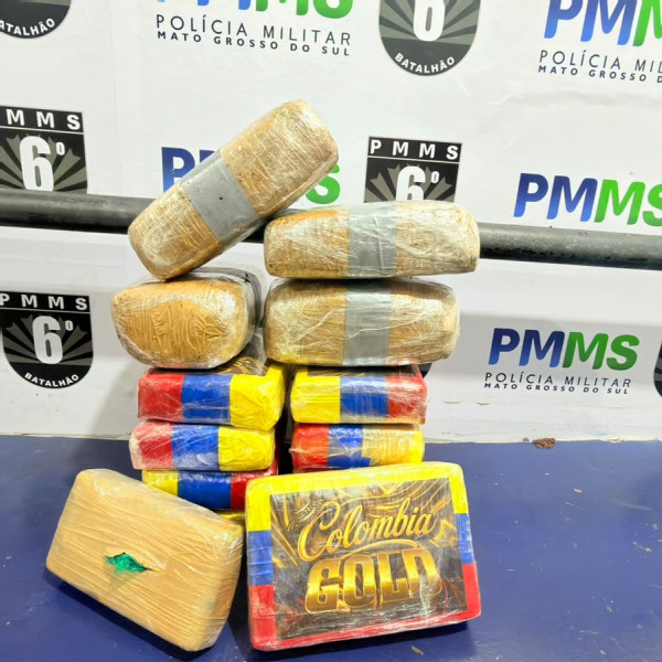 Mulher é presa com quase 15 kg de drogas nas proximidades da rodoviária de Corumbá