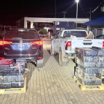 Ação integrada apreende mais de uma tonelada de maconha e recupera veículos roubados em MS e no PR