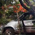 Caminhonete sai da pista e casal fica ferido em acidente na BR-262, em Corumbá