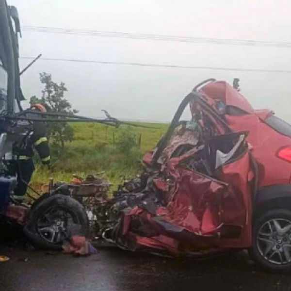 Colisão Entre ônibus que saiu de Corumbá e veículo causa quatro mortes na MS-338
