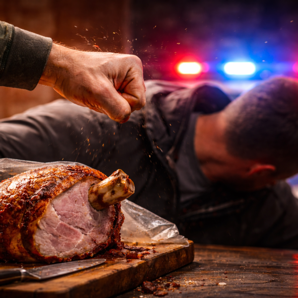 Do freezer à delegacia: discussão por pernil termina em soco e caso vai parar na polícia