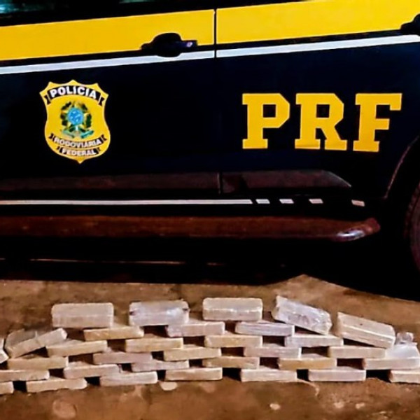 PRF realiza apreensão de 33 kg de cocaína em Miranda