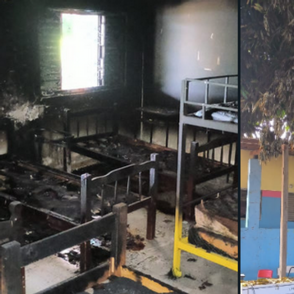 Escola Municipal Rural Paraguai Mirim é atingida por incêndio