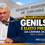 Genilson José da Silva é eleito por unanimidade presidente da Câmara de Corumbá para o biênio 2027–2028