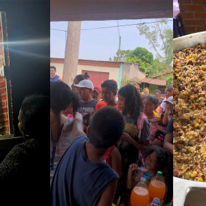 Devoção e solidariedade: tradição de mãe e filha rende arroz carreteiro a moradores de Corumbá