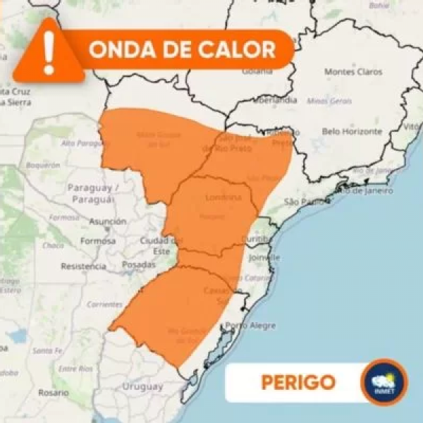 Nova onda de calor atinge Mato Grosso do Sul e outros Estados do Brasil