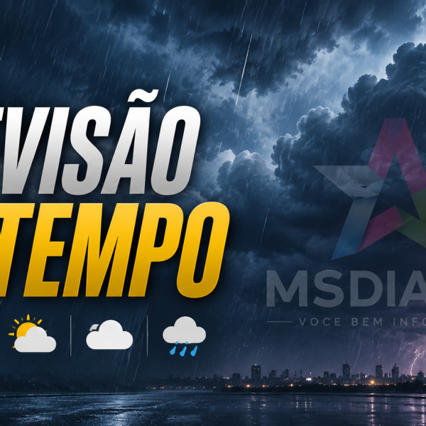 Inmet coloca 11 cidades de MS em alerta para tempestades com granizo e ventos de até 100 km/h