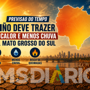 Mato Grosso do Sul pode enfrentar período mais quente e seco nos próximos meses
