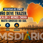 Mato Grosso do Sul pode enfrentar período mais quente e seco nos próximos meses