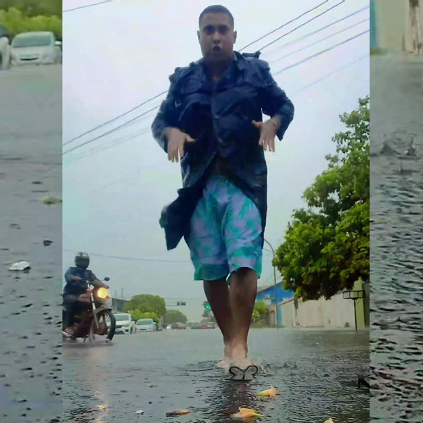 Vídeo: Corumbaense protesta “sambando” contra alagamentos durante chuva em Corumbá