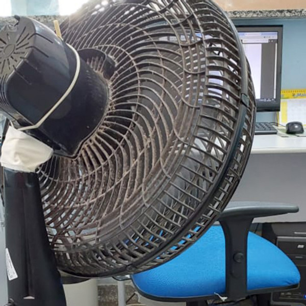 Sem ar-condicionado, pacientes e funcionários de UPA em Corumbá sofrem no calor escaldante na região