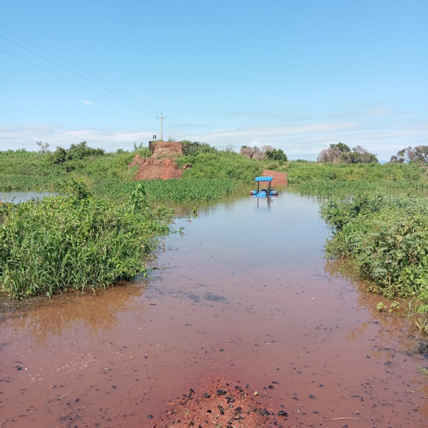 AGESUL mantem interdição de fluxo de veículos na Estrada Parque por conta de obras essenciais