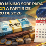 Reajuste define salário mínimo em R$ 1.621 a partir de janeiro 2026
