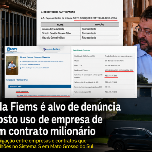 Suposto esquema em contratos que ultrapassam R$ 23 milhões coloca diretoria da Fiems sob questionamento